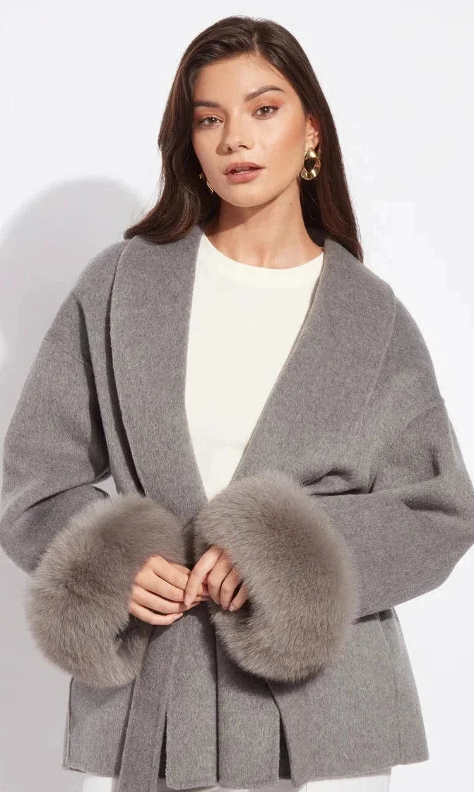 The Victoria Moss in Pearl Grey