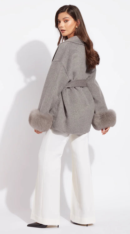 The Victoria Moss in Pearl Grey