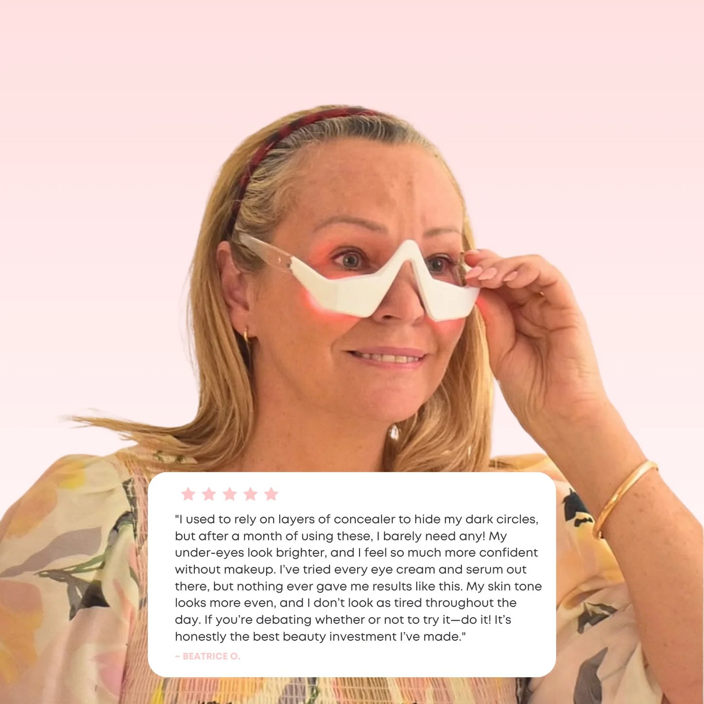 Lume Red Light Under-Eye Glasses