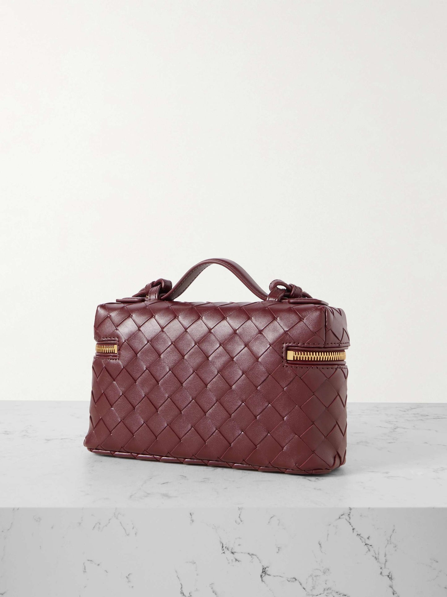 Burgundy Woven Bag